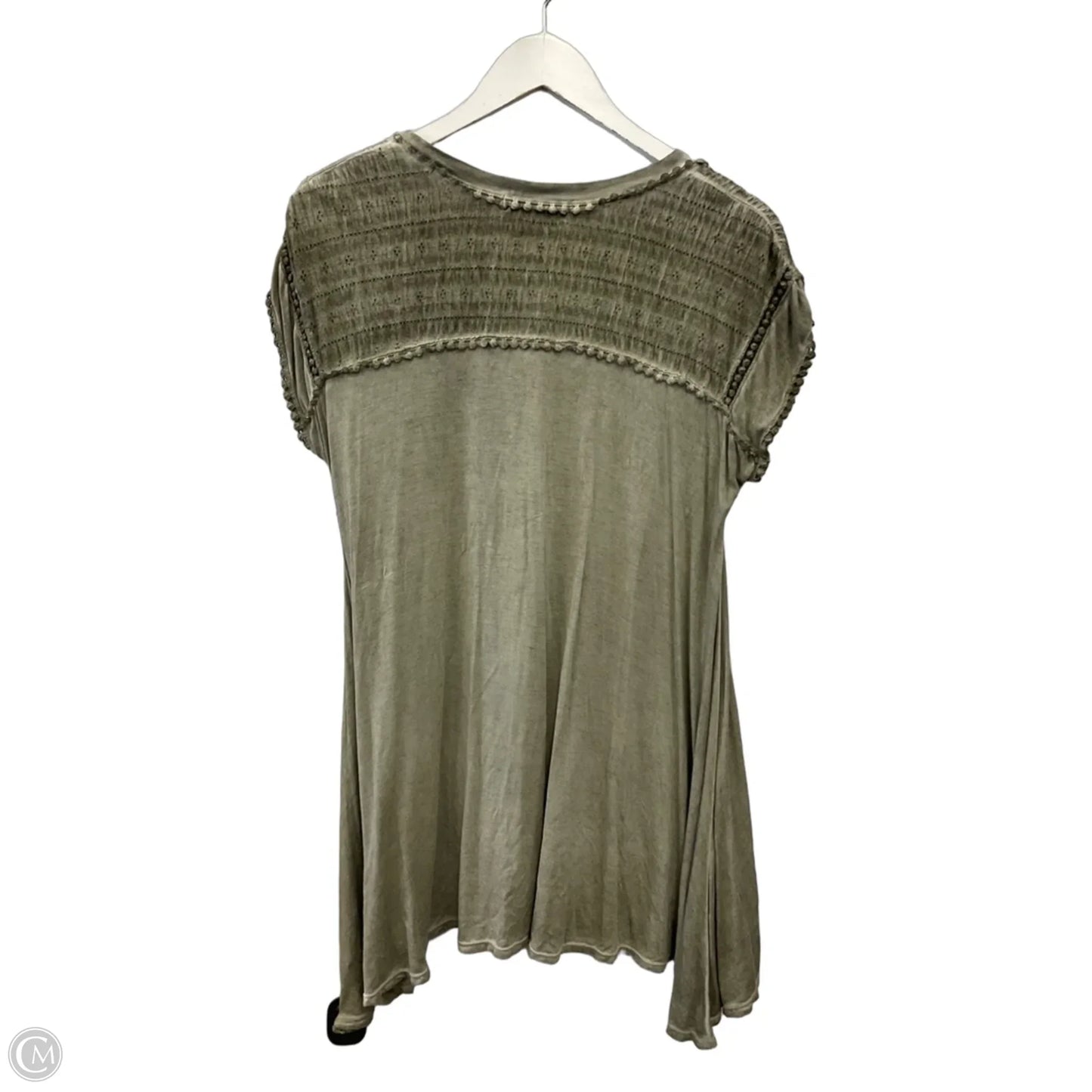 Top Sleeveless By Knox Rose In Green, Size: M