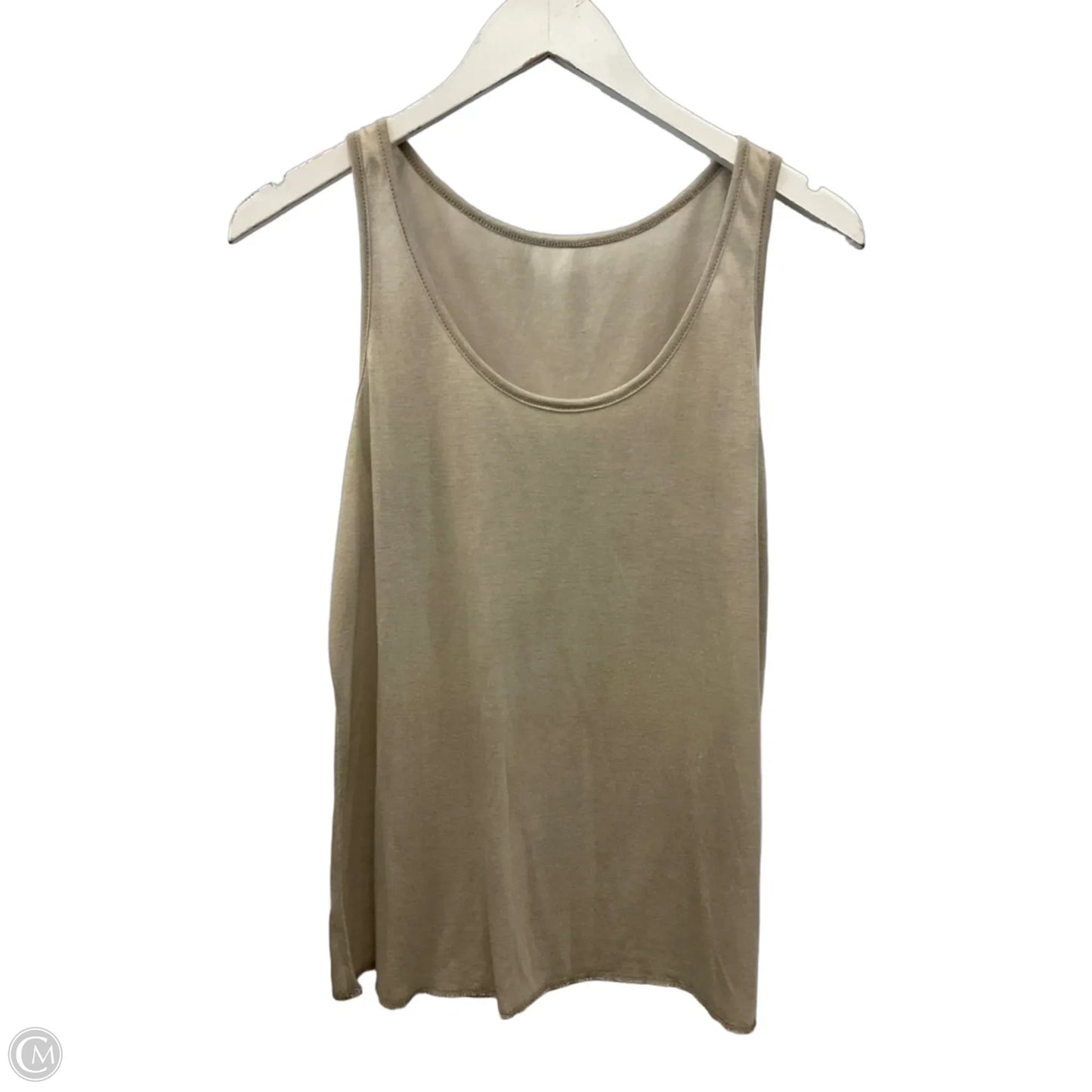 Top 2pc Sleeveless By Clothes Mentor In Beige, Size: M