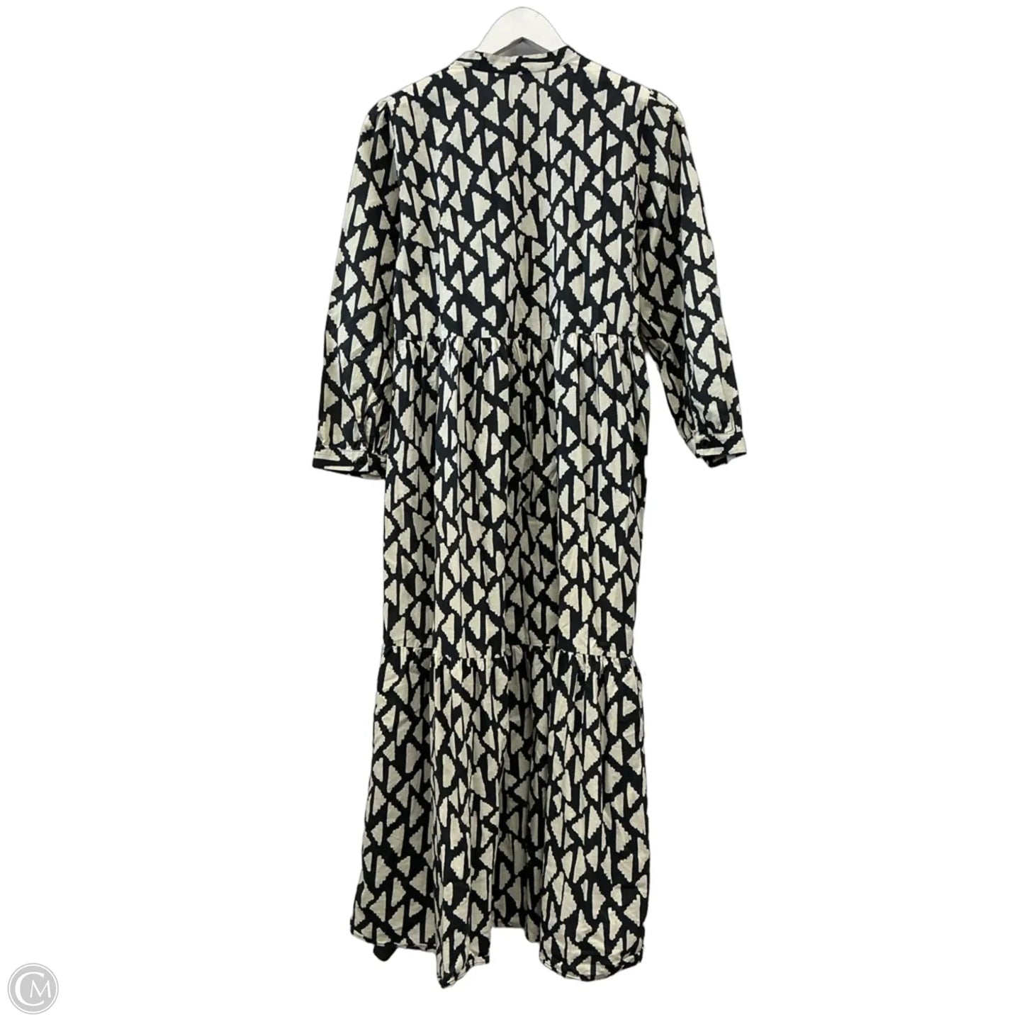 Dress Casual Maxi By Zara In Black & White, Size: S