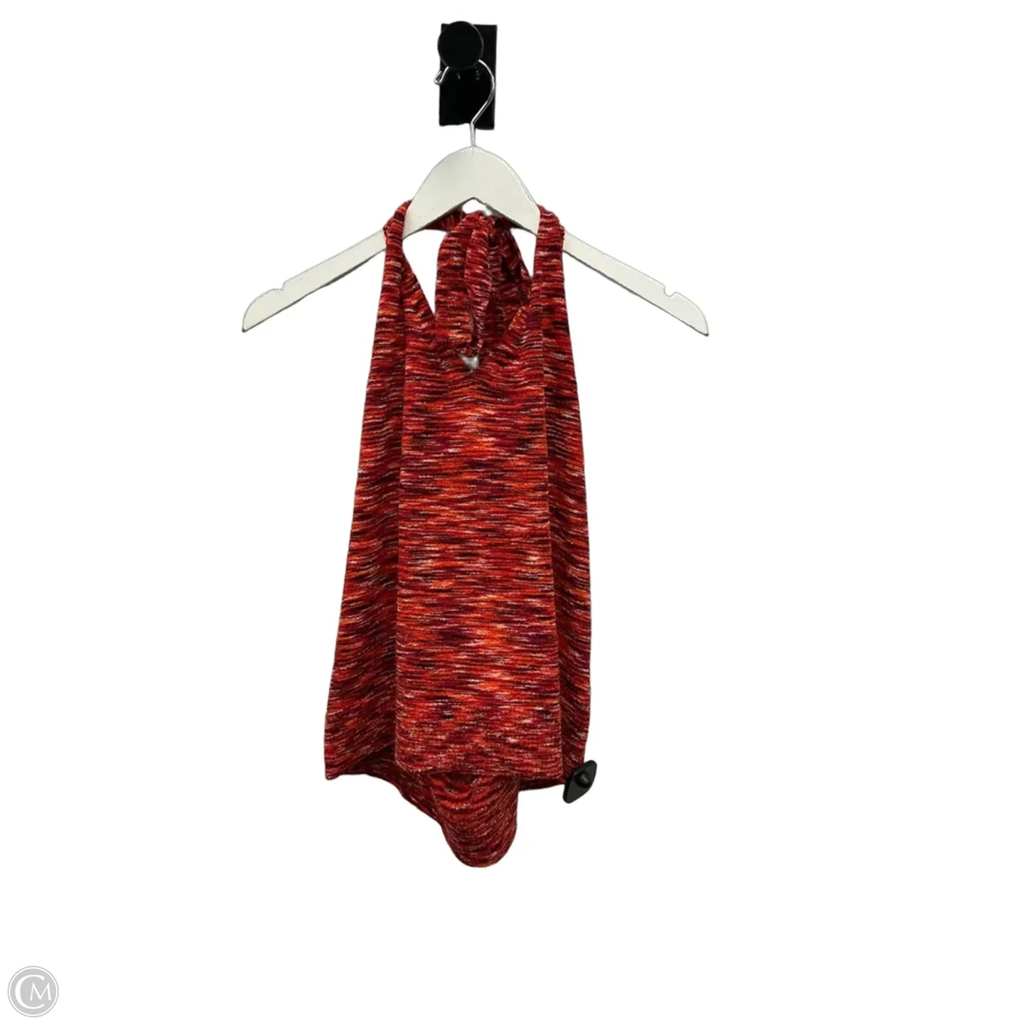 Top Sleeveless By Loft In Orange, Size: L
