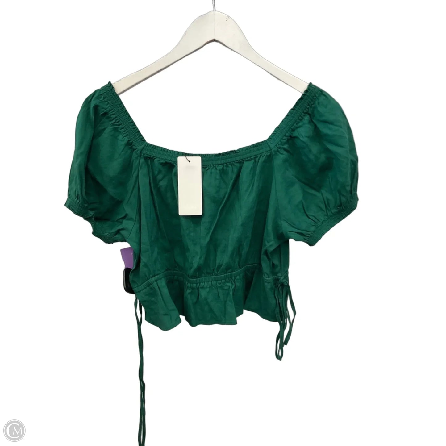 Top Short Sleeve By Clothes Mentor In Green, Size: M
