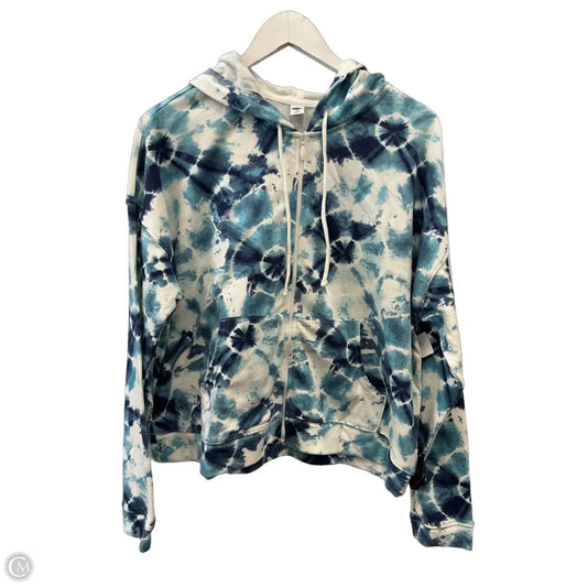 Sweatshirt Hoodie By Old Navy In Blue, Size: L