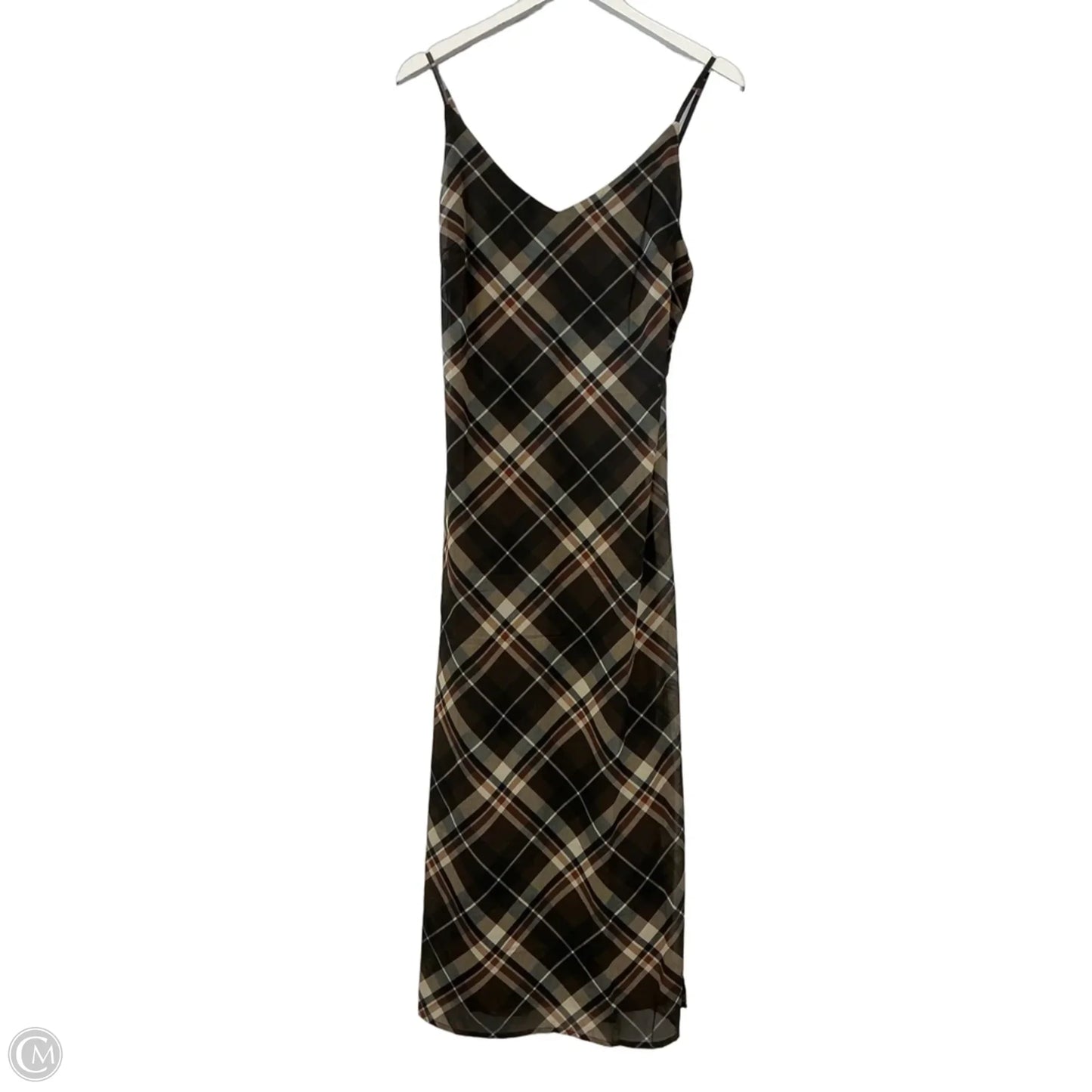 Dress Casual Maxi By Nicole By Nicole Miller In Brown, Size: S