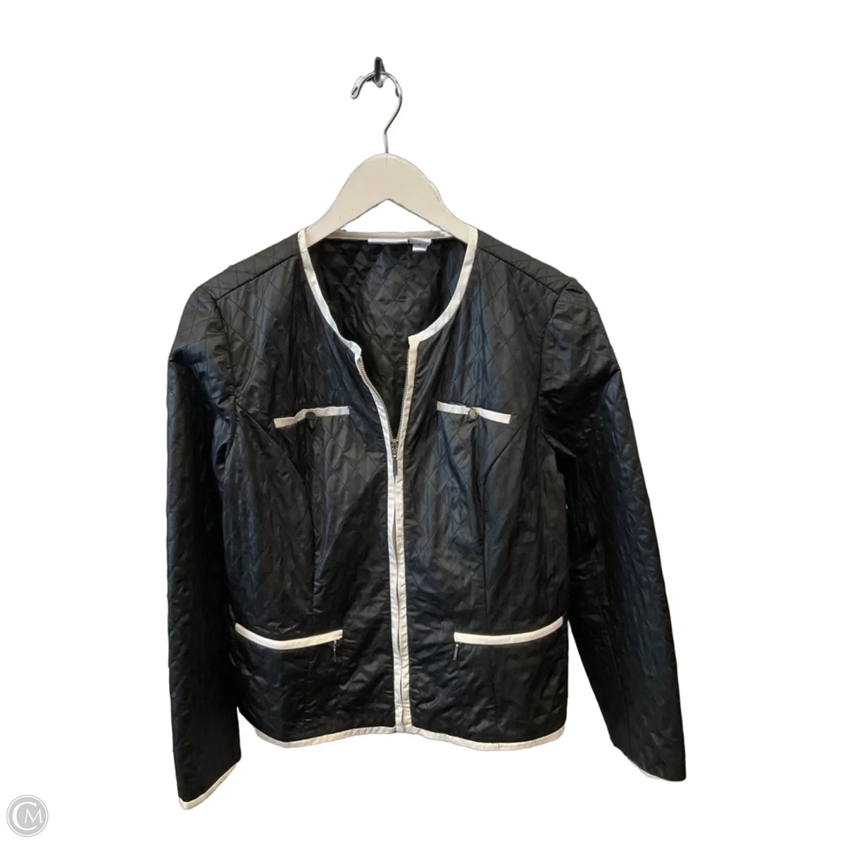 Jacket Other By Chicos In Black, Size: M