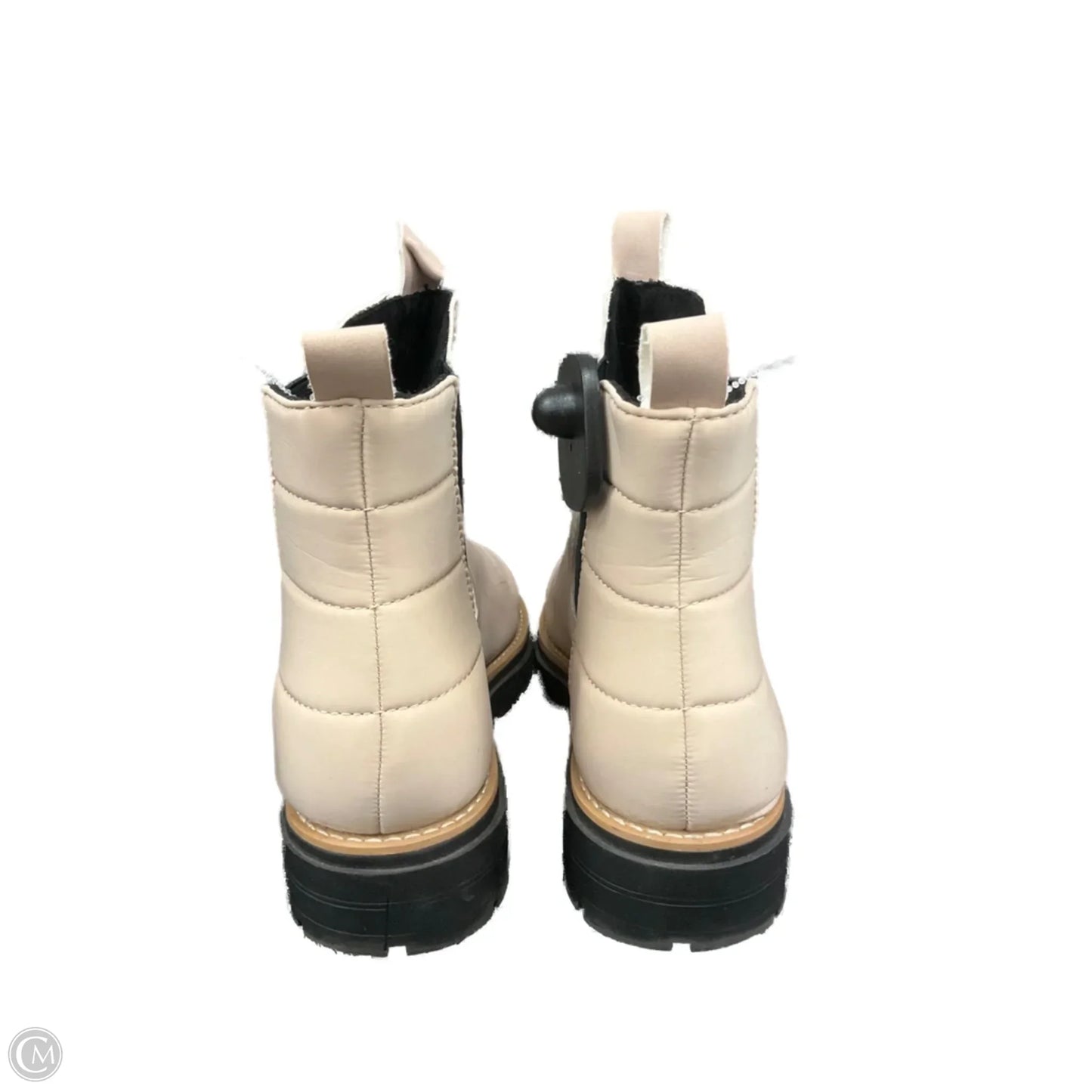 Boots Ankle Flats By Toms In Cream, Size: 9.5