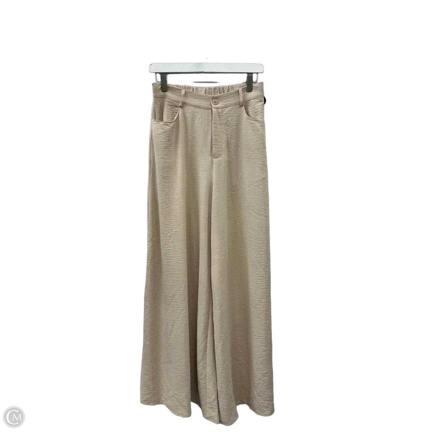 Pants Wide Leg By Clothes Mentor In Tan, Size: M