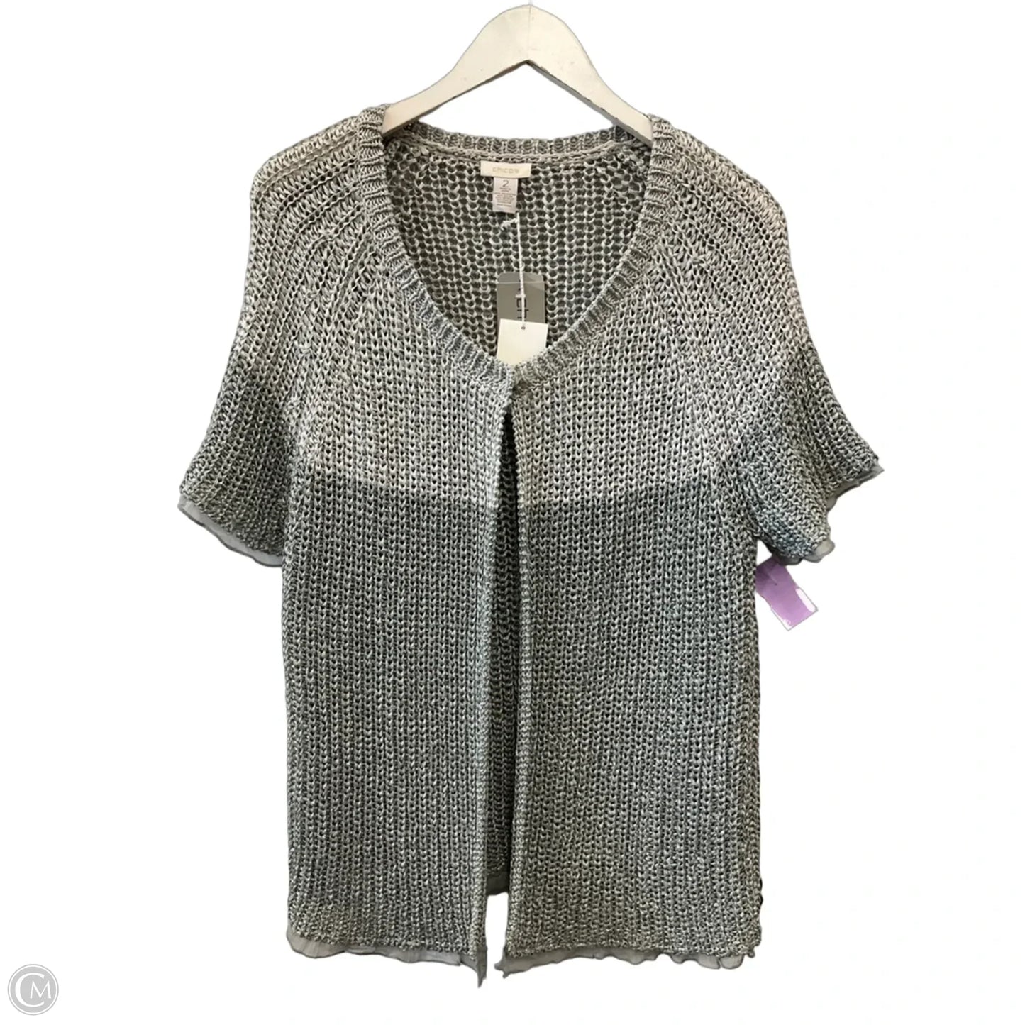 Cardigan By Chicos In Grey, Size: L