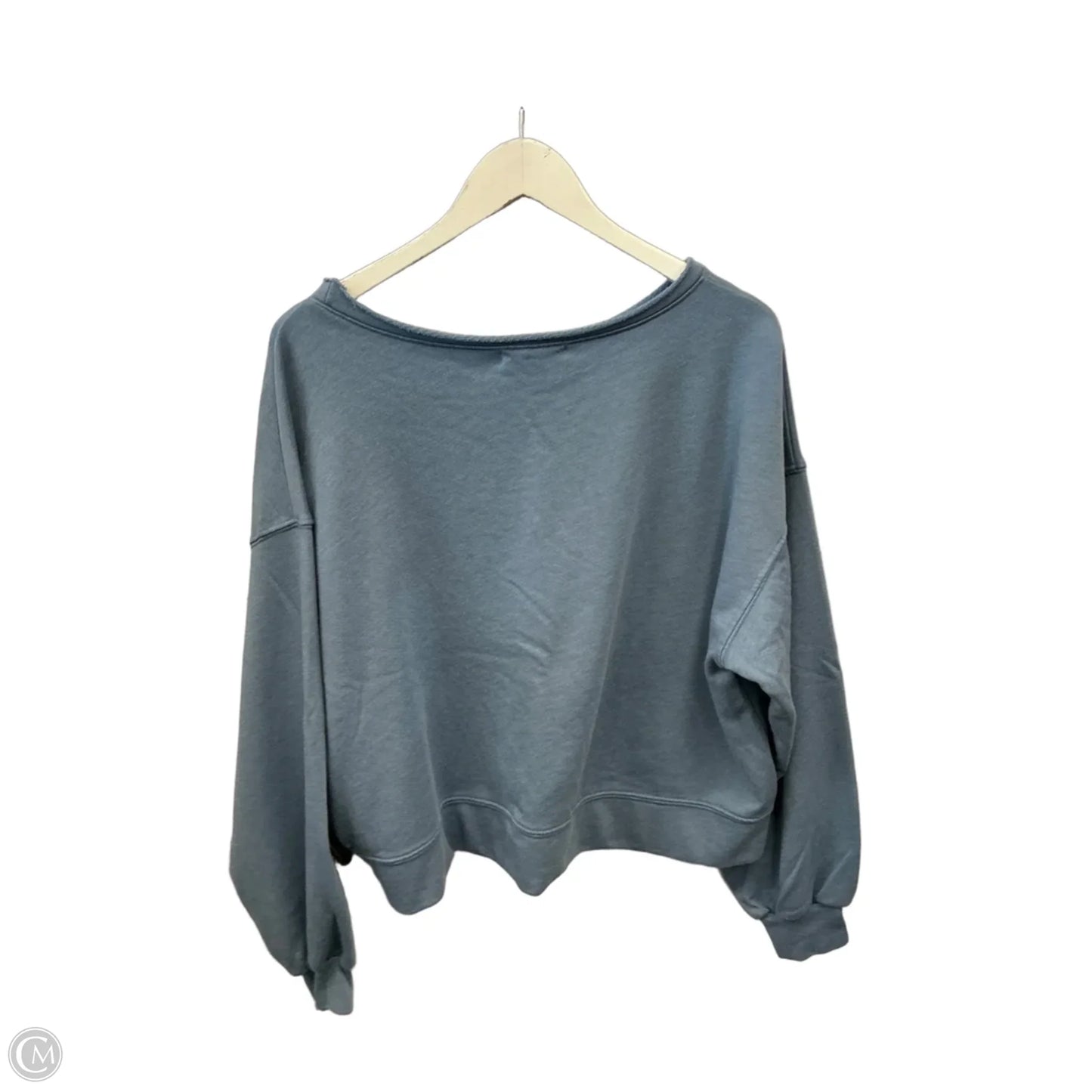 Top Long Sleeve By Treasure And Bond In Blue, Size: S