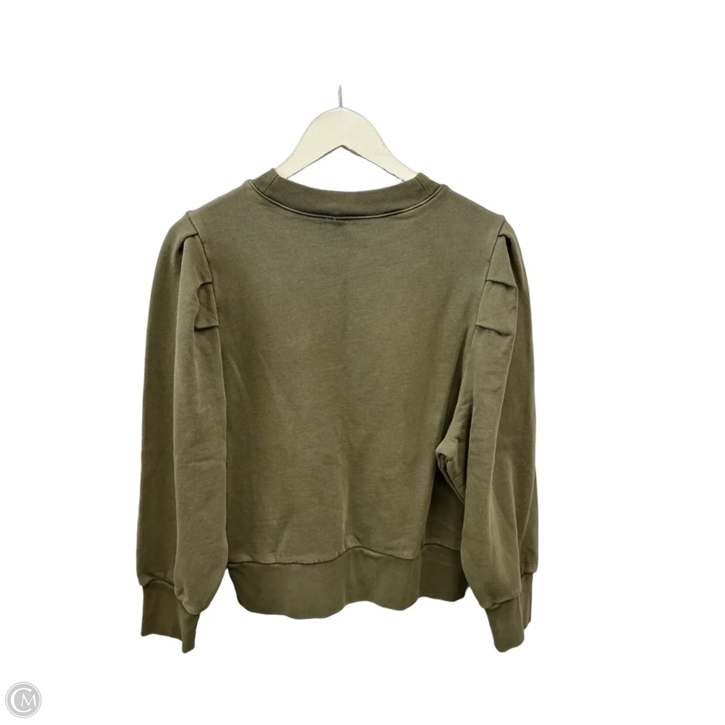 Sweatshirt Crewneck By Frame In Green, Size: L