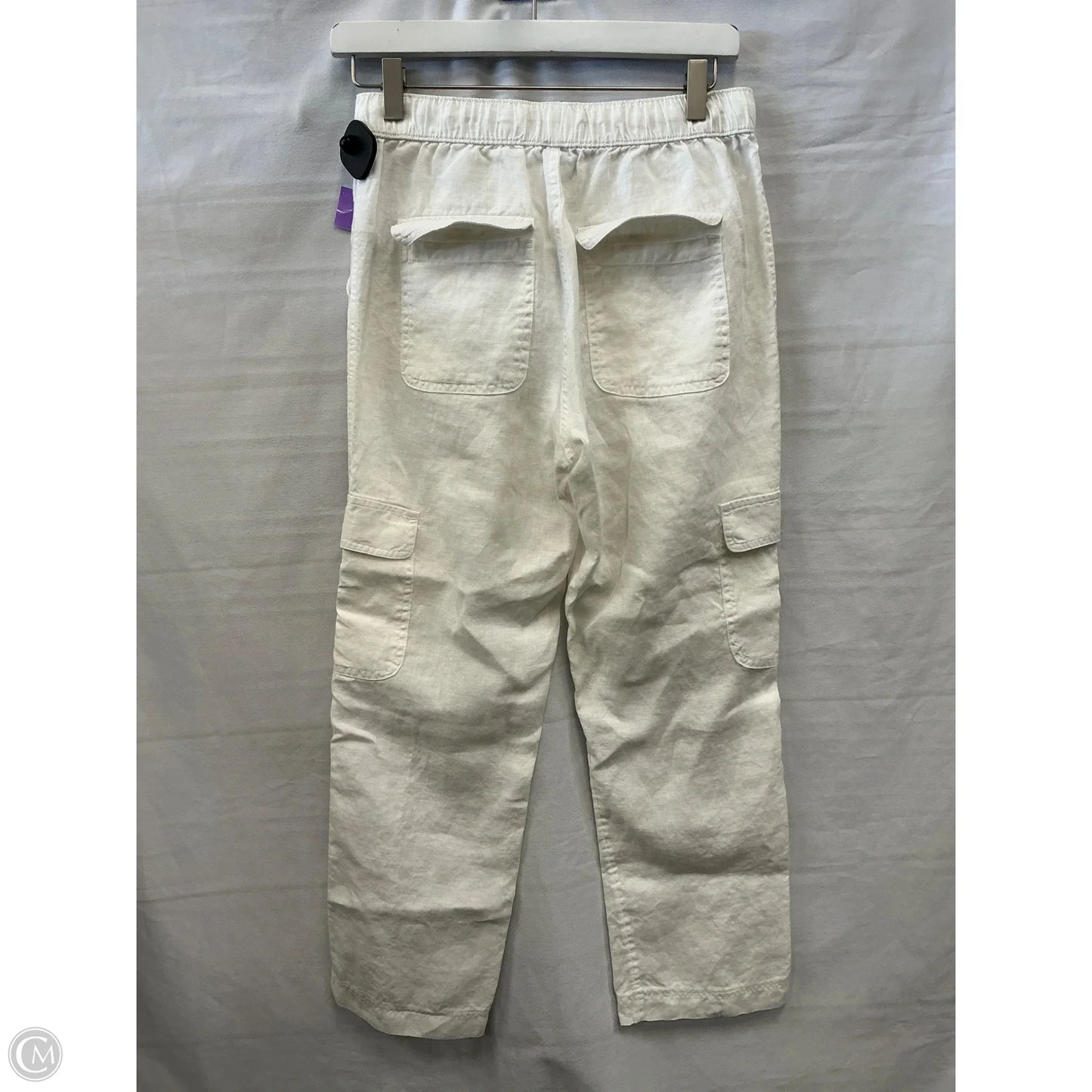 Pants Linen By Nicole Miller In White, Size: 4