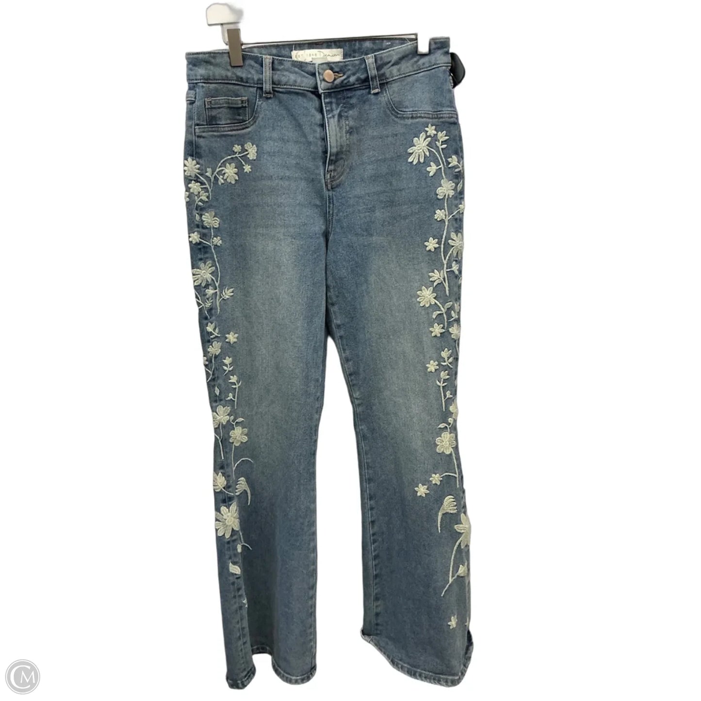 Jeans Flared By Cato In Blue Denim, Size: 10