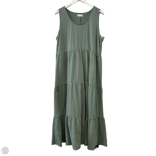 Dress Casual Maxi By Maurices In Green, Size: Xl