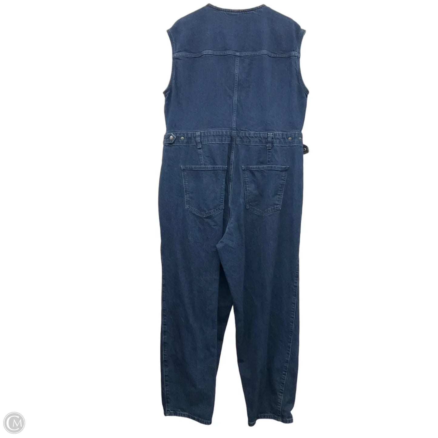 Jumpsuit By Universal Thread In Blue Denim, Size: Xxl