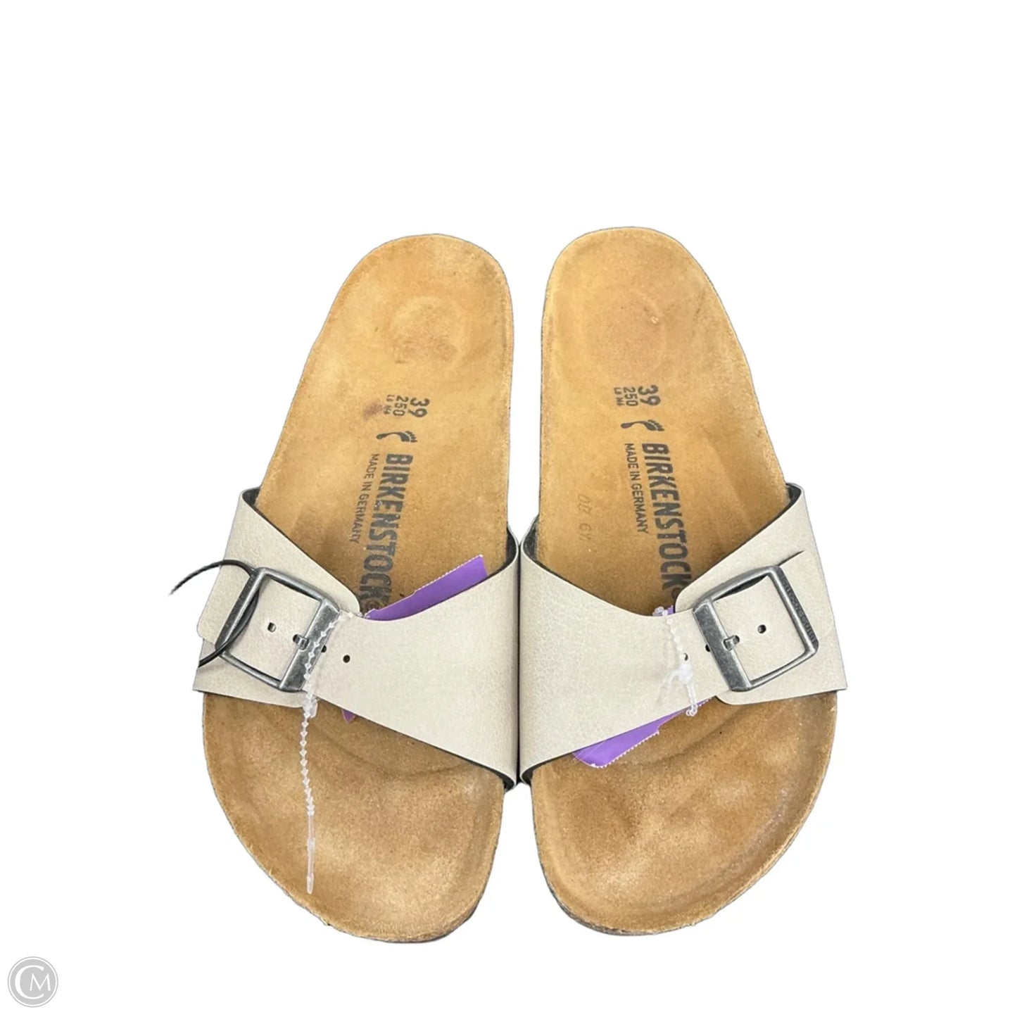 Sandals Flats By Birkenstock In Brown, Size: 9