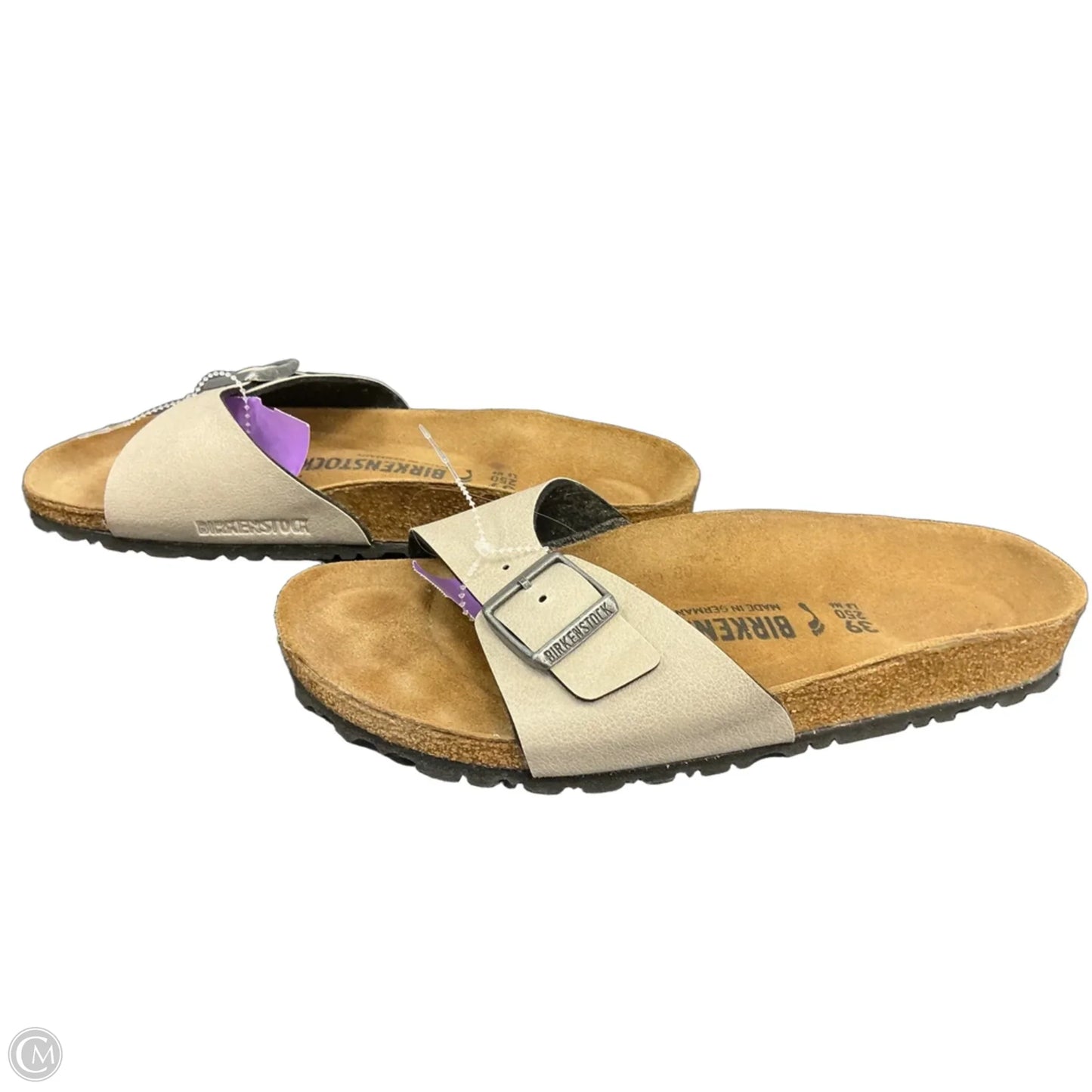 Sandals Flats By Birkenstock In Brown, Size: 9