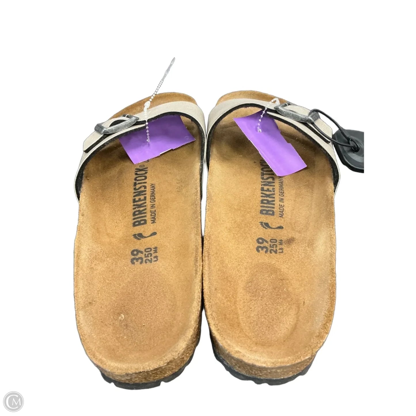 Sandals Flats By Birkenstock In Brown, Size: 9