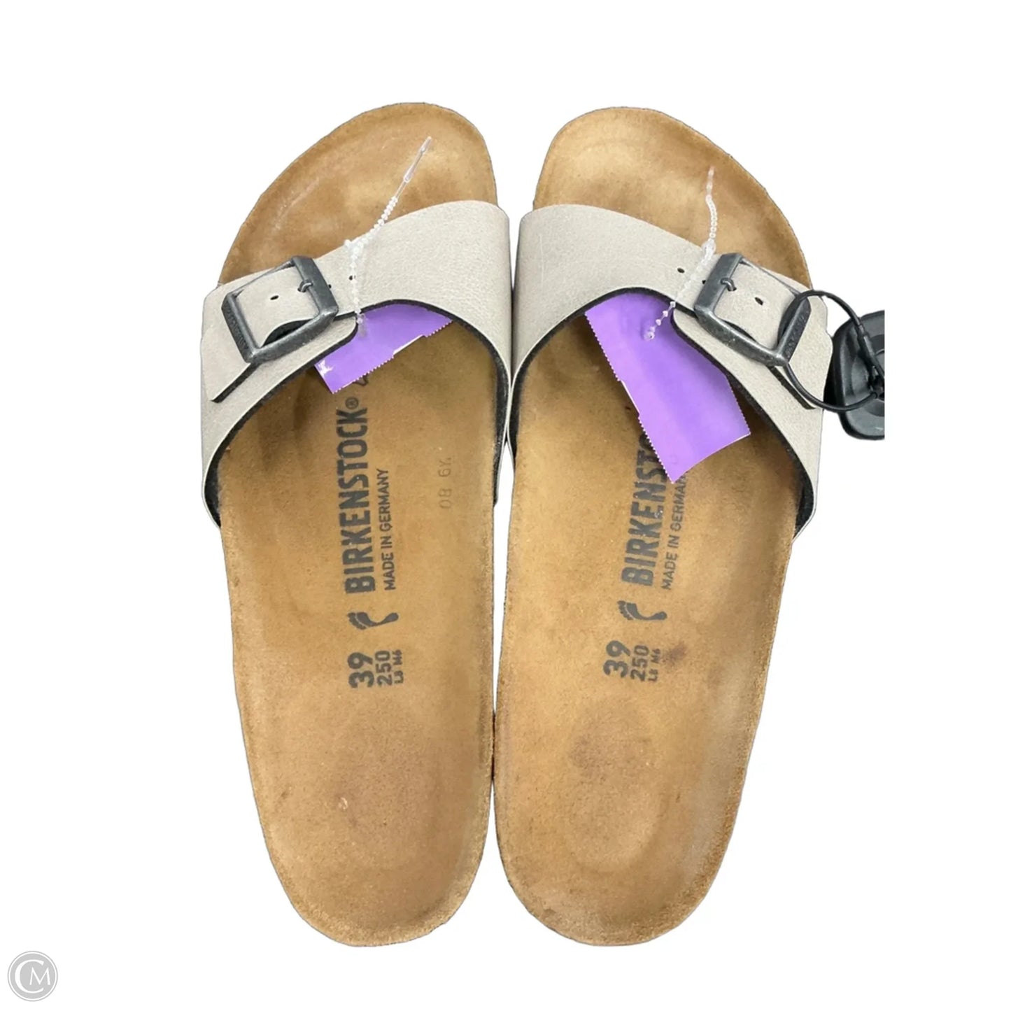 Sandals Flats By Birkenstock In Brown, Size: 9