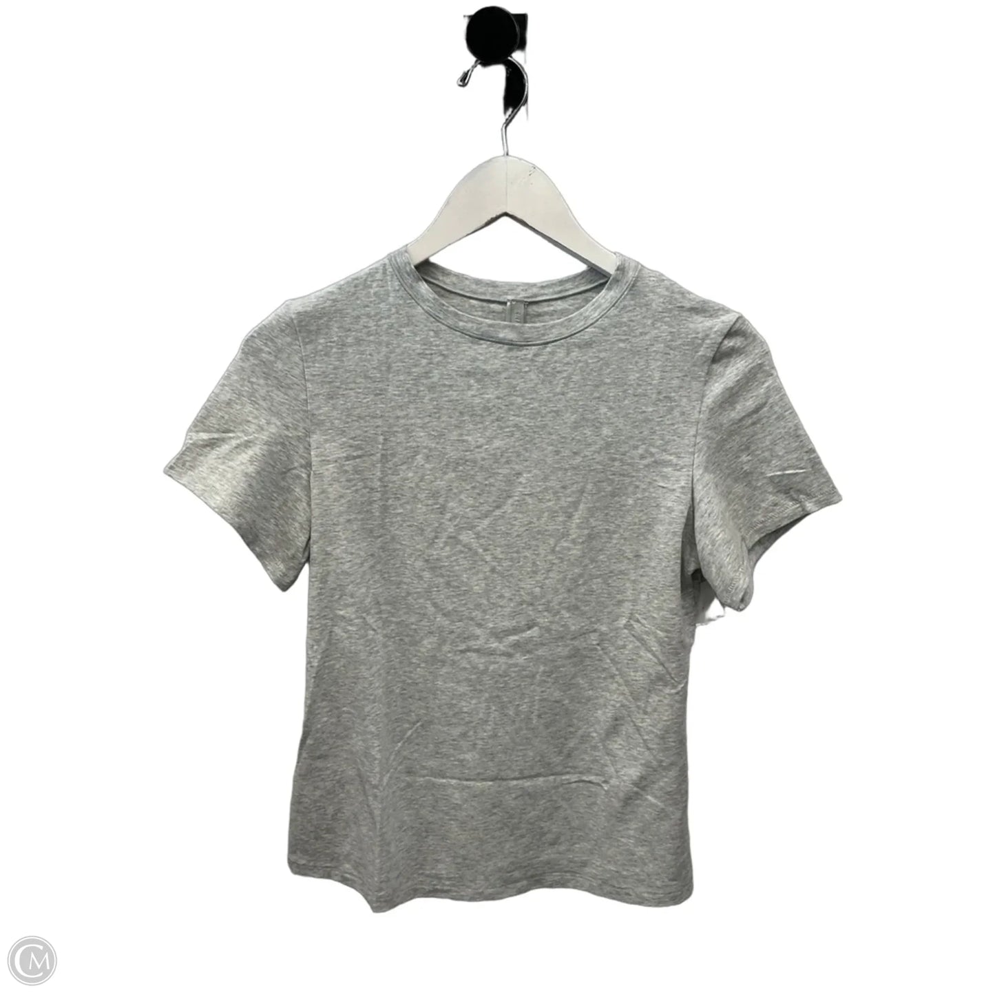Athletic Top Short Sleeve By Skims In Grey, Size: L