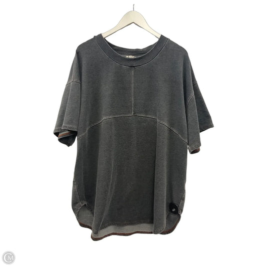 Top Short Sleeve By Free People In Grey, Size: M
