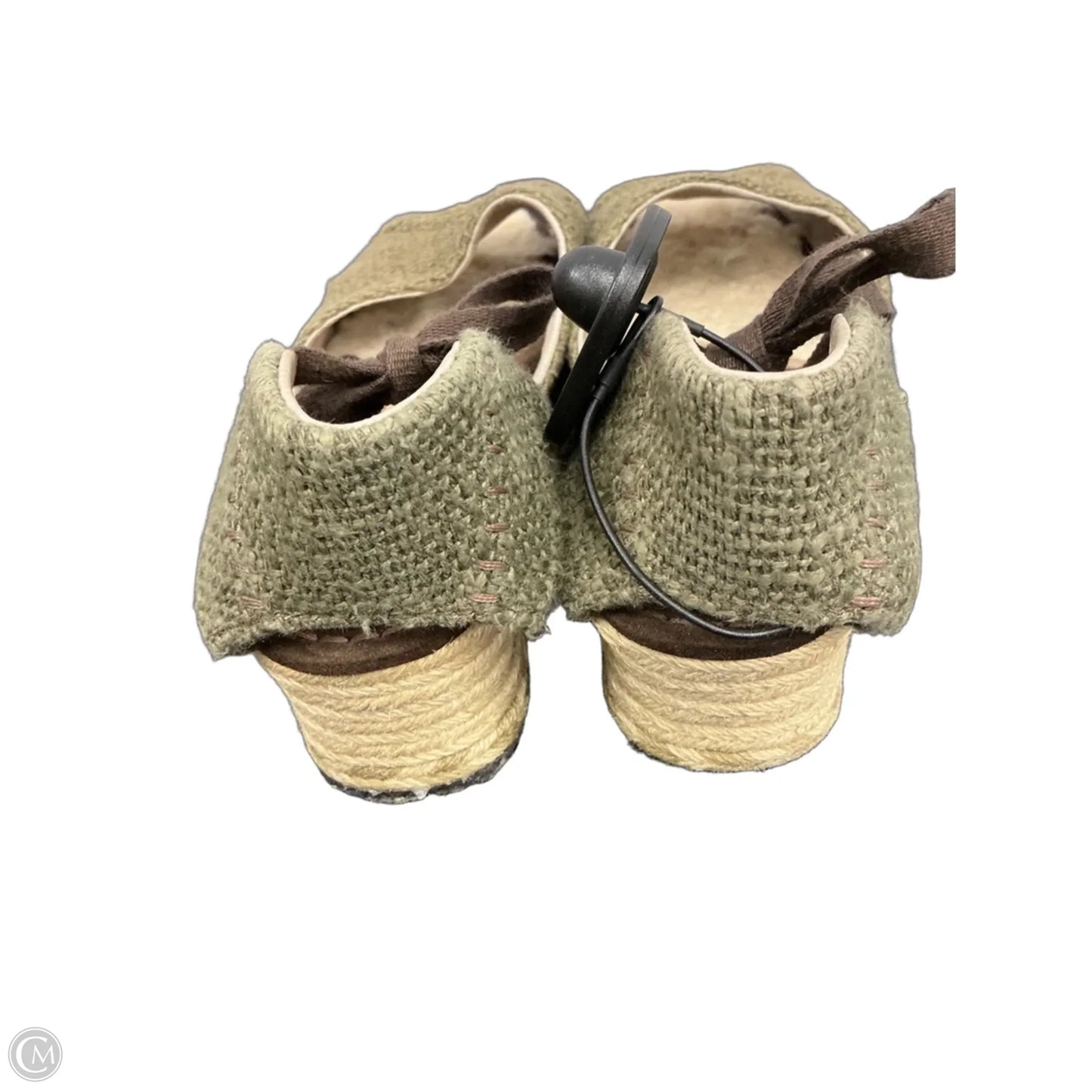 Sandals Designer By Ugg In Green, Size: 10