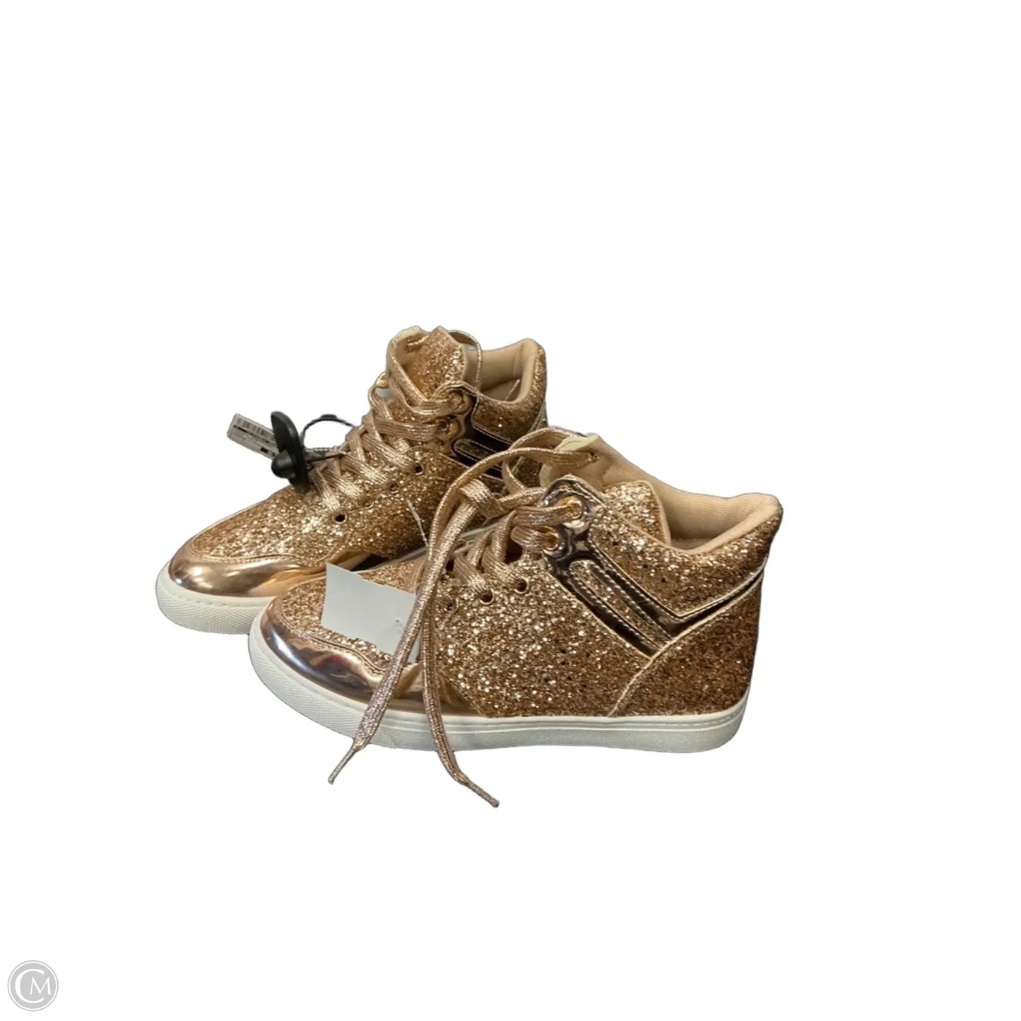 Shoes Sneakers By Clothes Mentor In Rose Gold, Size: 7