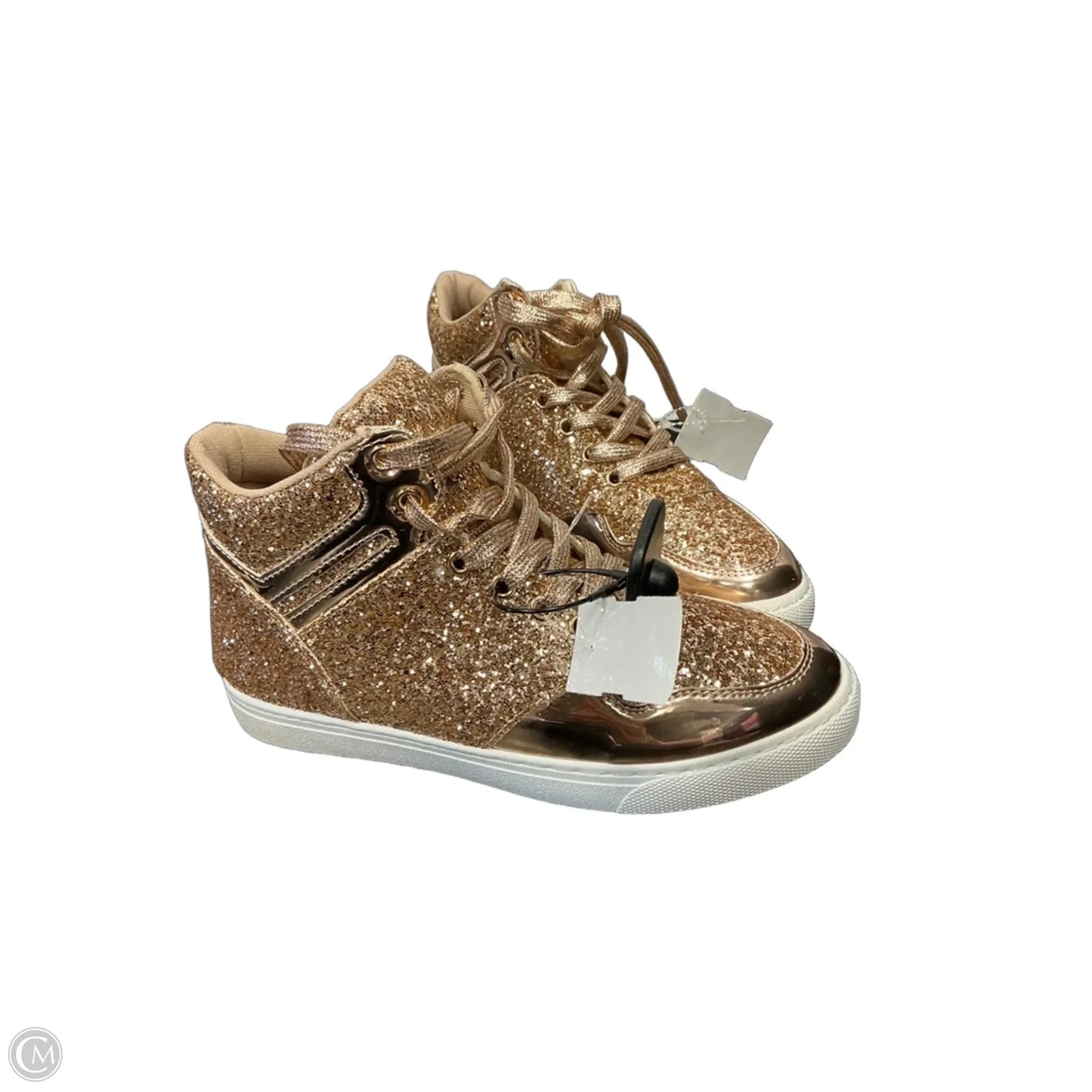 Shoes Sneakers By Clothes Mentor In Rose Gold, Size: 7