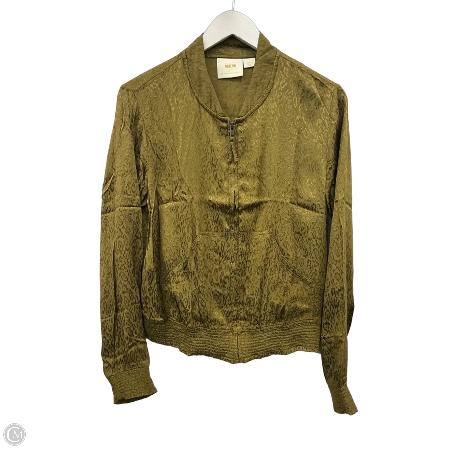 Top Long Sleeve By Maeve In Green, Size: S