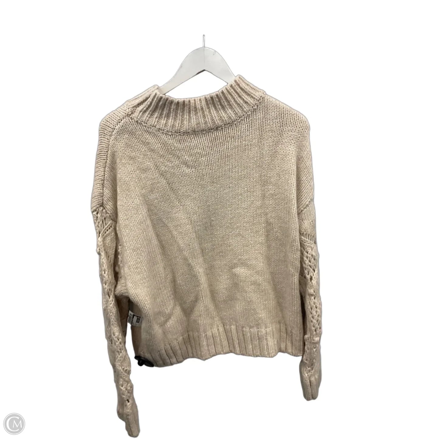 Sweater By Skies Are Blue In Cream, Size: M