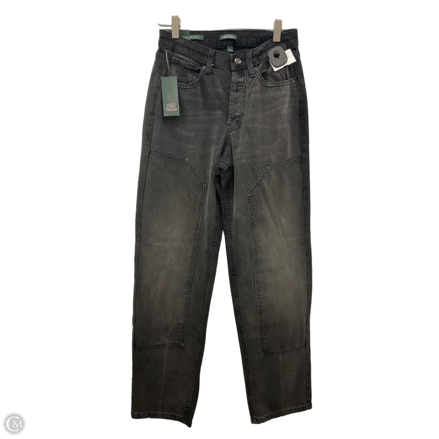 Jeans Wide Leg By Wild Fable In Black Denim, Size: 4