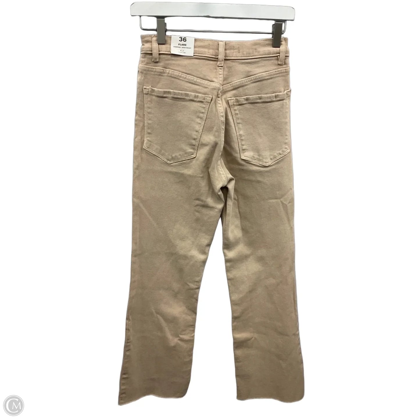 Pants Wide Leg By Mng In Tan, Size: 4