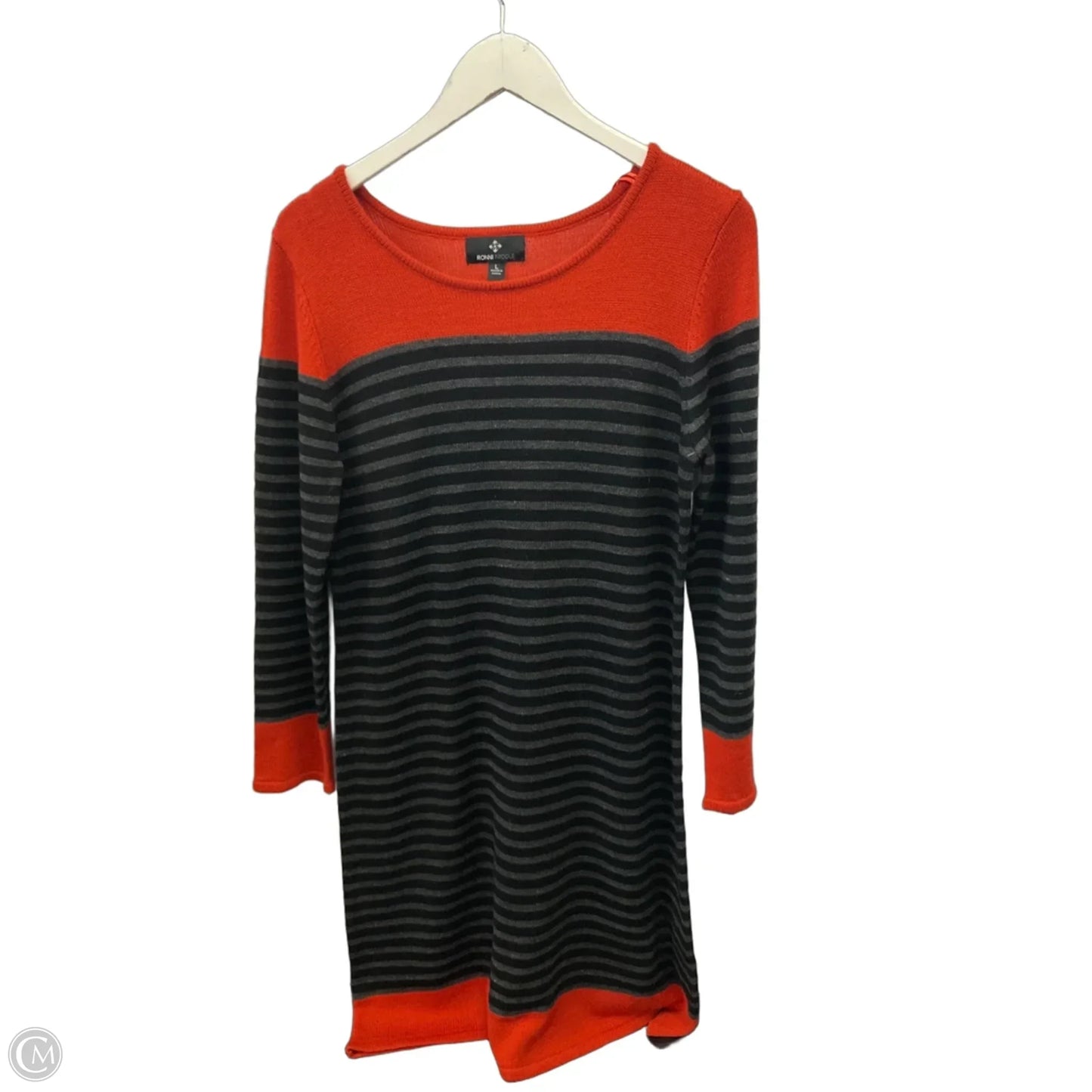 Dress Sweater By Ronnie Nicole In Black, Size: L