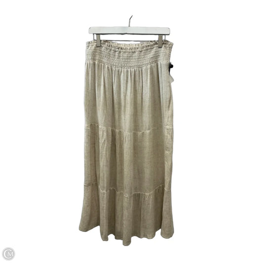 Skirt Maxi By Chicos In Cream, Size: L