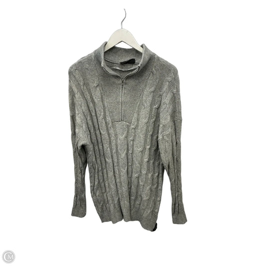 Sweater By Lane Bryant In Grey, Size: 2x