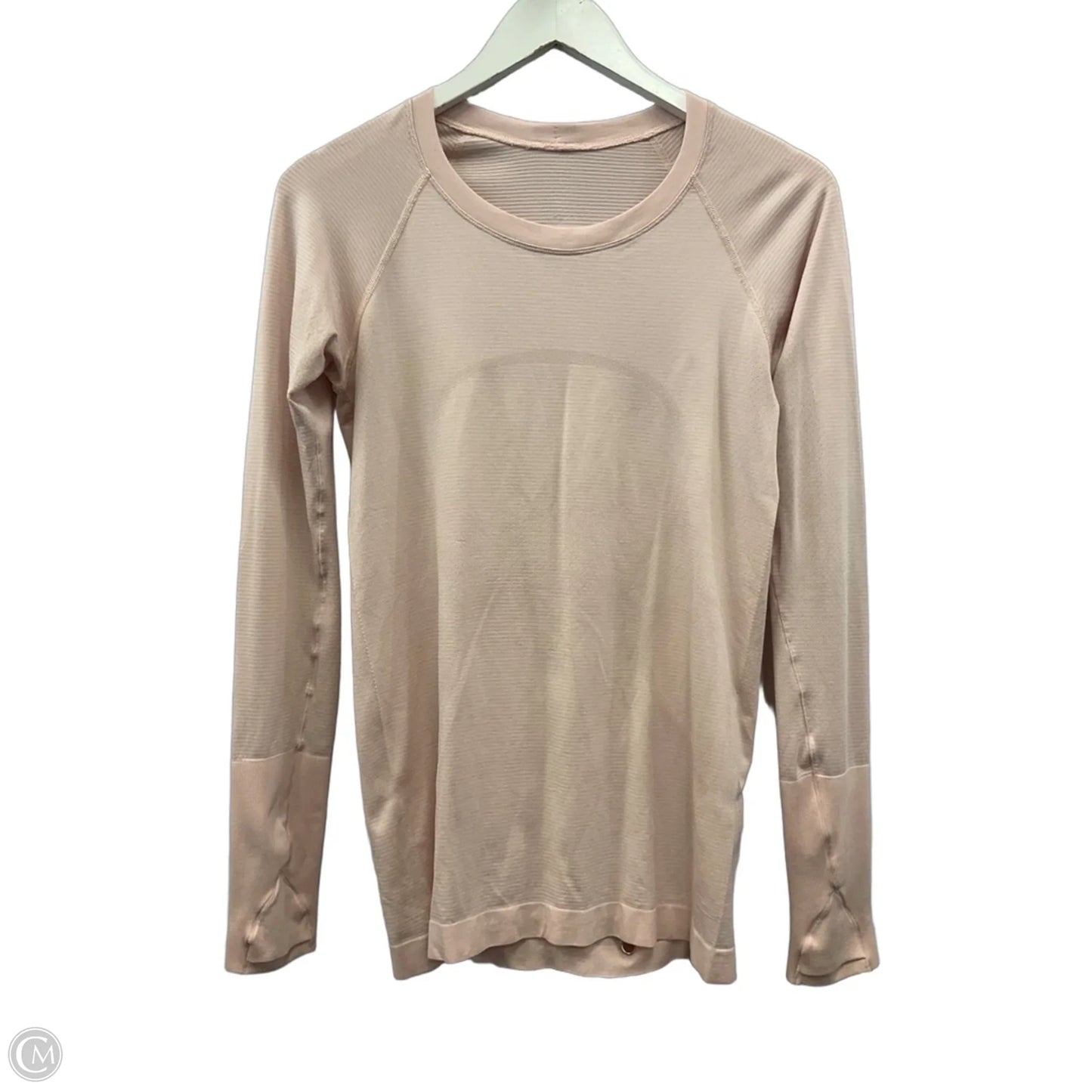 Top Long Sleeve By Lululemon In Pink, Size: M