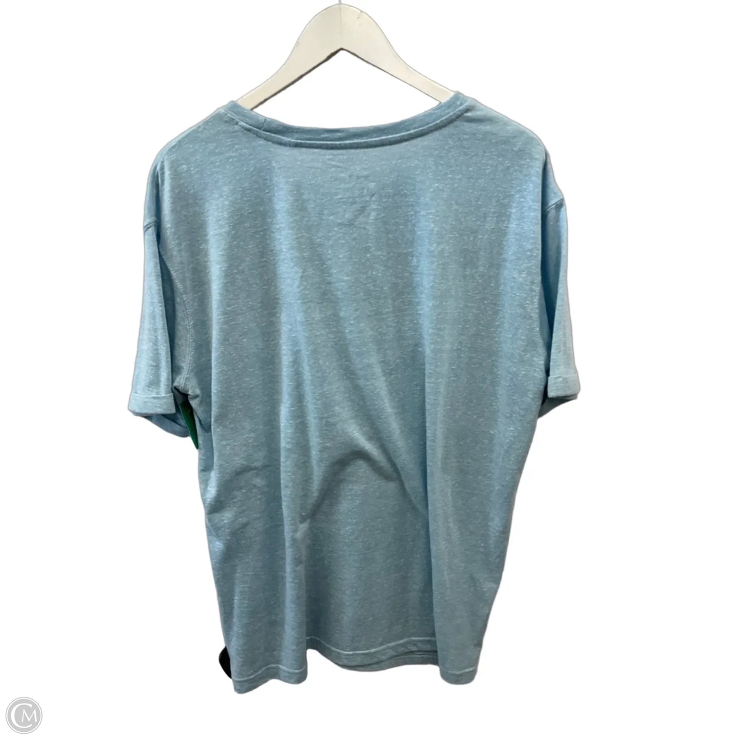 Top Short Sleeve By Clothes Mentor In Blue, Size: Xl