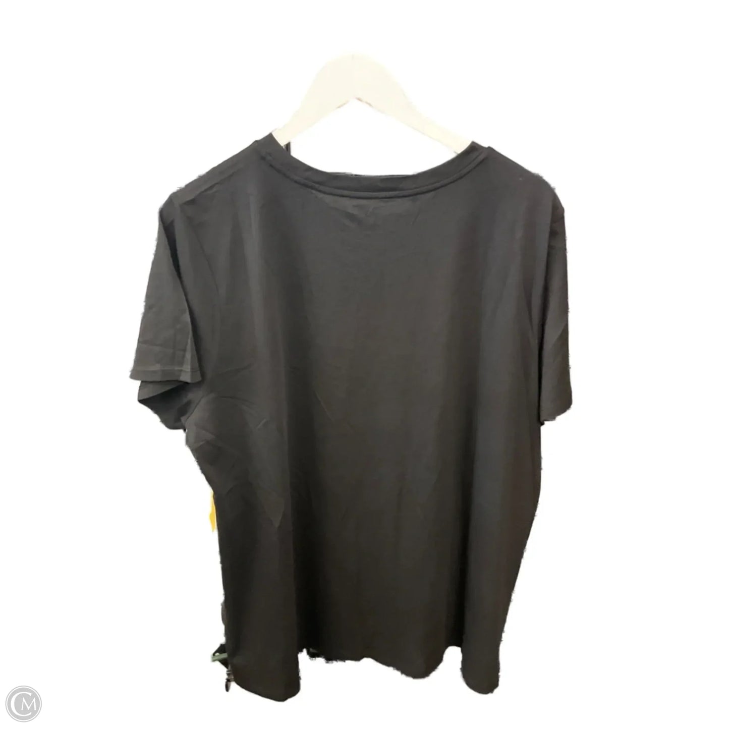 Top Short Sleeve By Michael By Michael Kors In Black, Size: 2x