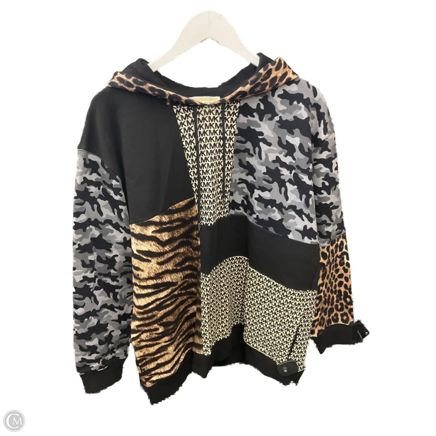 Sweatshirt Hoodie By Michael By Michael Kors In Multi-colored, Size: L