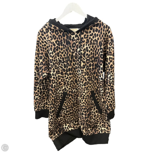 Dress Sweater By Michael By Michael Kors In Animal Print, Size: Xl
