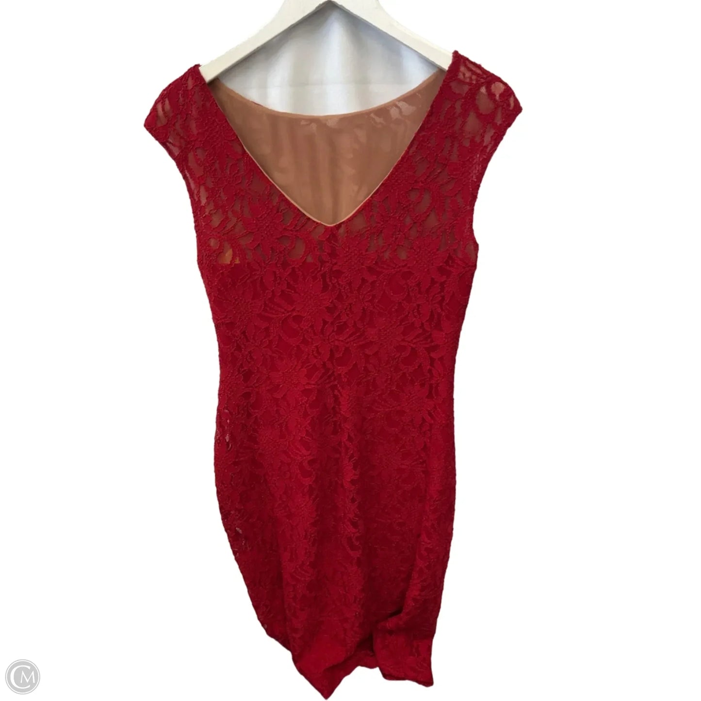 Dress Casual Short By Lauren By Ralph Lauren In Red, Size: M
