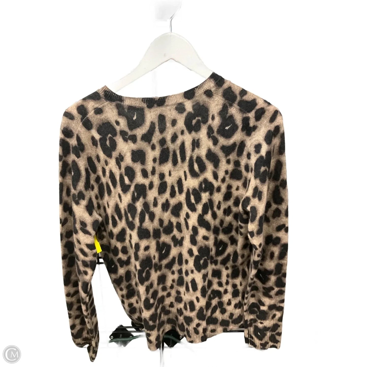 Cardigan By Apt 9 In Animal Print, Size: L