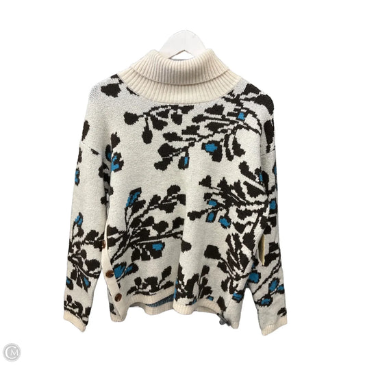 Sweater By St Johns Bay In Brown & Cream, Size: L