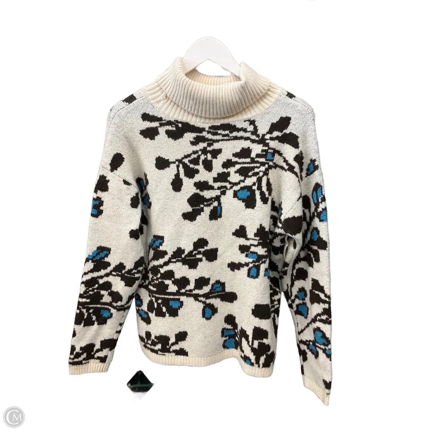 Sweater By St Johns Bay In Brown & Cream, Size: L