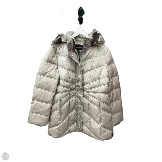 Coat Puffer & Quilted By London Fog In Beige, Size: L