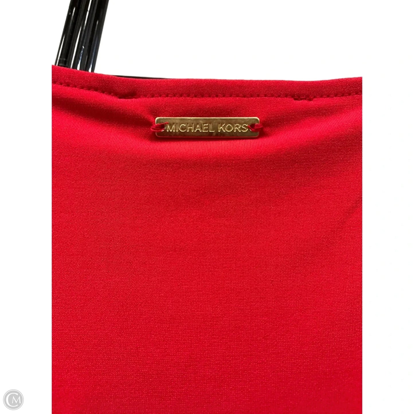 Top Long Sleeve By Michael By Michael Kors In Red, Size: M