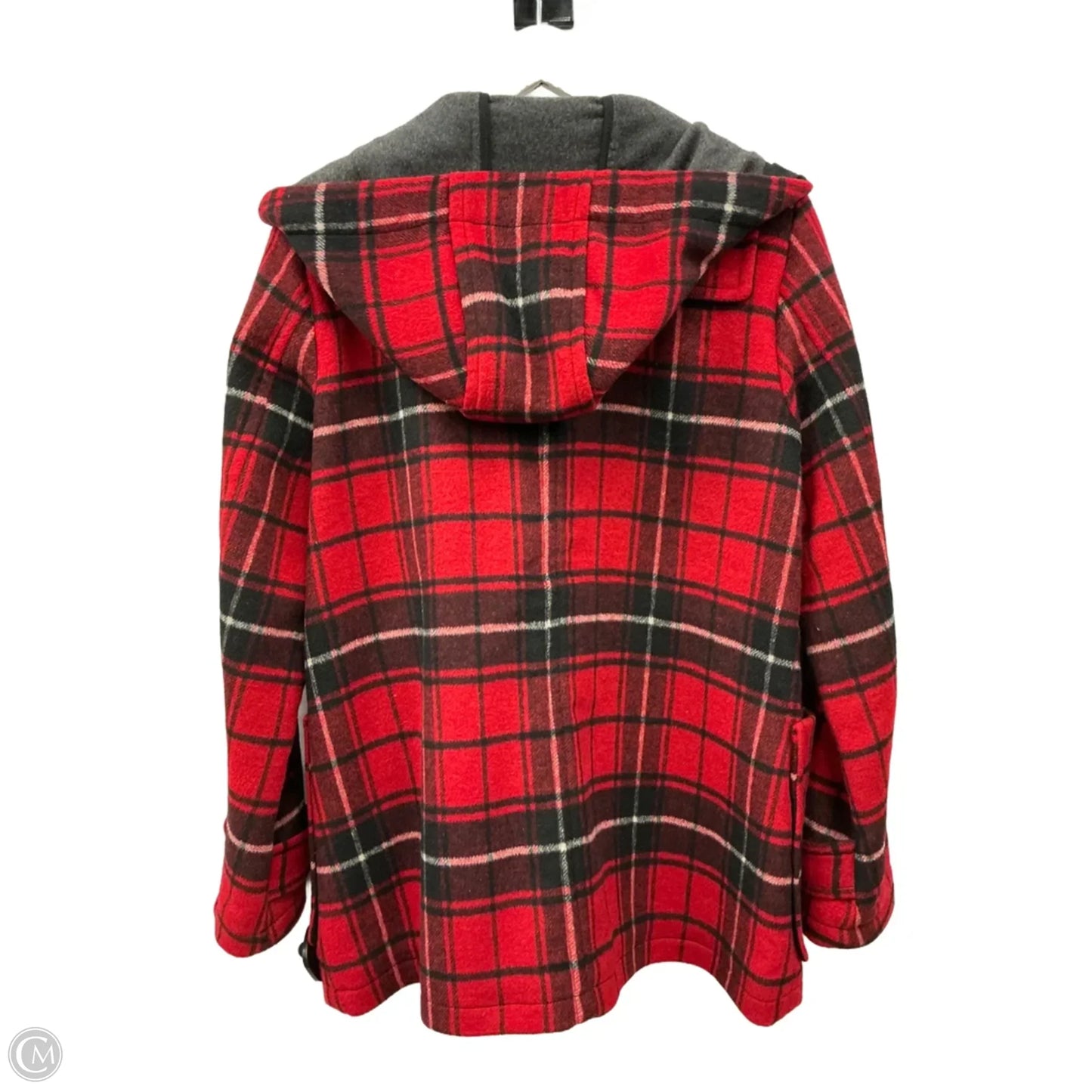 Coat Other By Gap In Plaid Pattern, Size: M