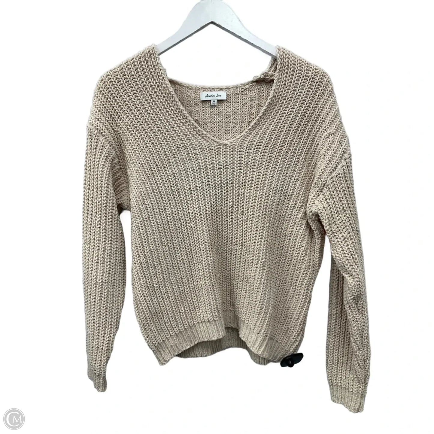 Sweater By Another Love In Beige, Size: Xs