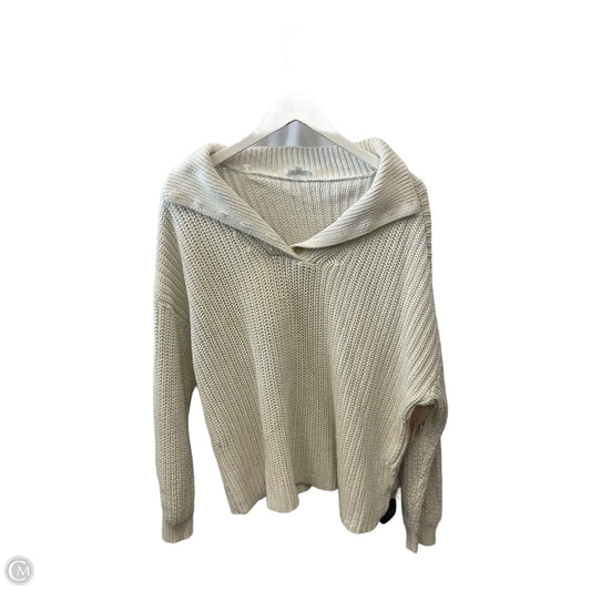 Sweater By Haven In Ivory, Size: Xl