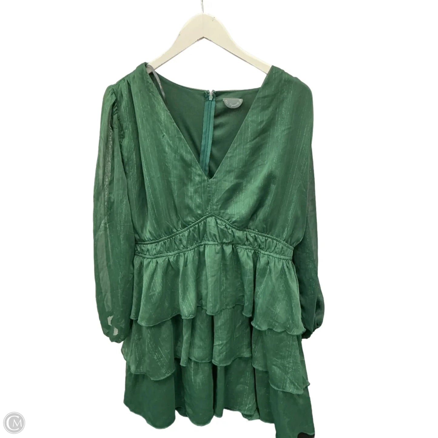 Dress Casual Short By Arula In Green, Size: Xxl
