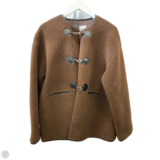 Jacket Designer By Rebecca Minkoff In Brown, Size: M