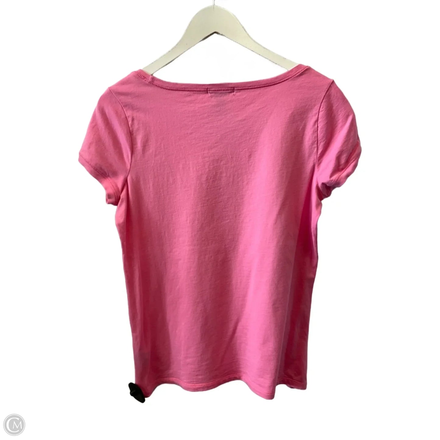 Top Short Sleeve By Lauren By Ralph Lauren In Pink, Size: M